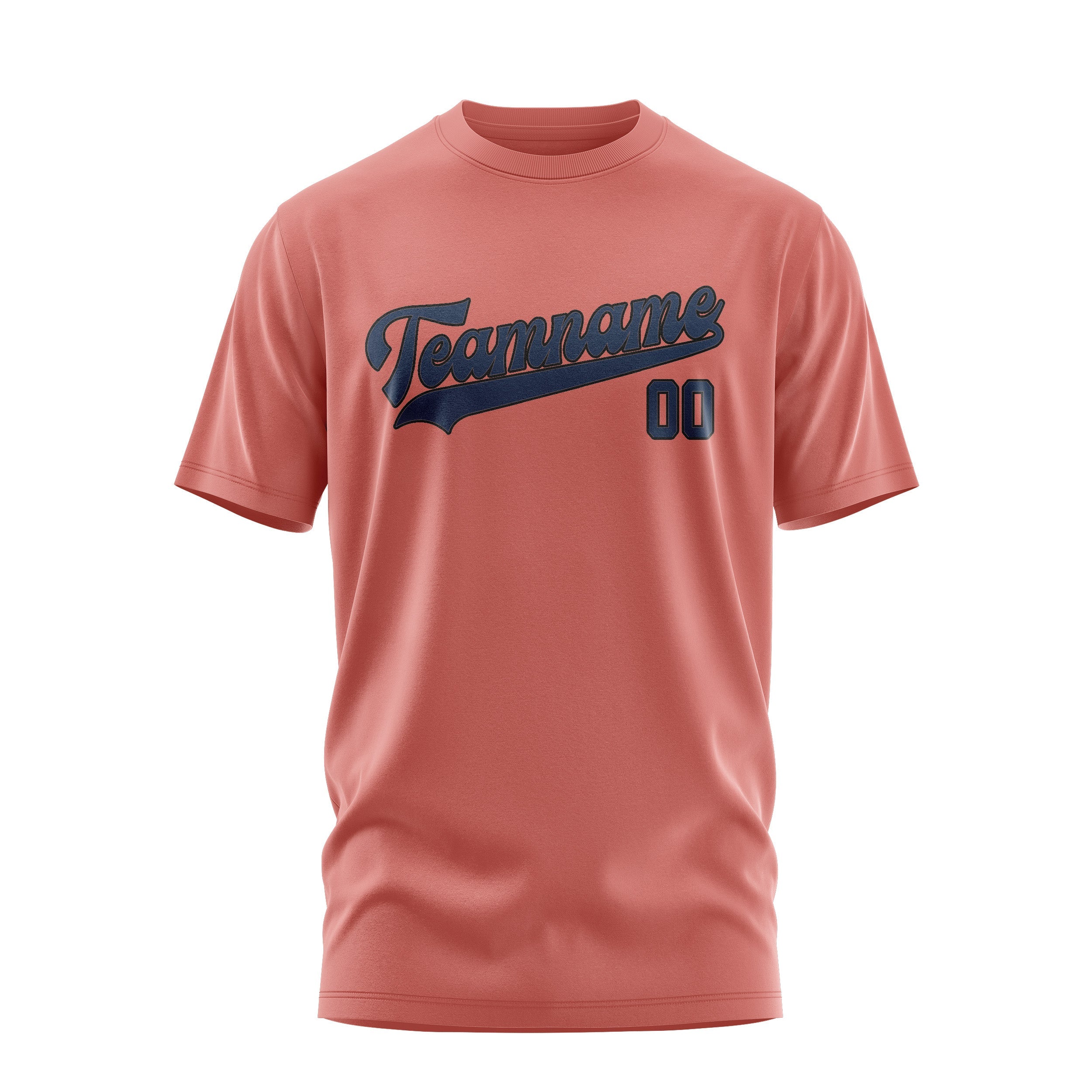 Custom Copper Rose Blue T-Shirt