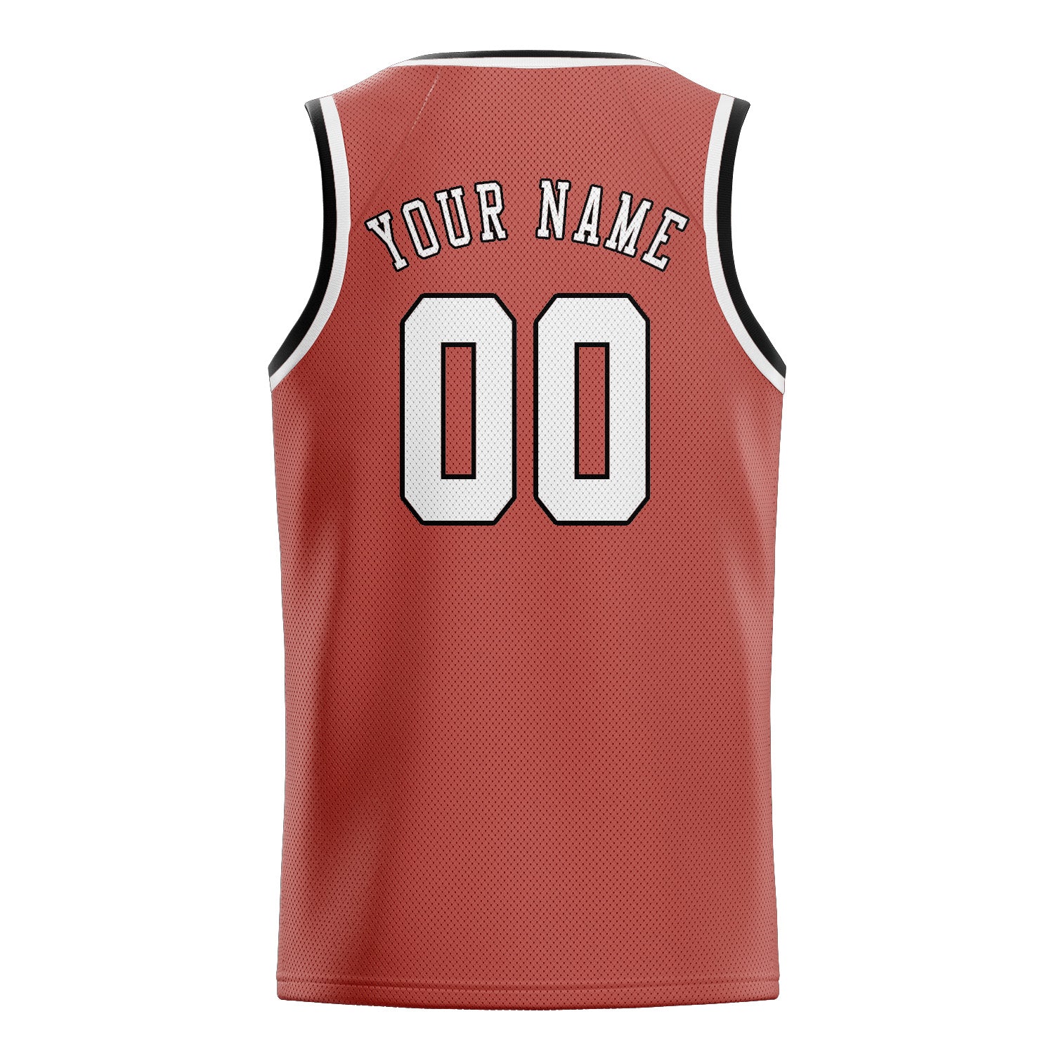 Custom Copper Rose White Basketball Jersey