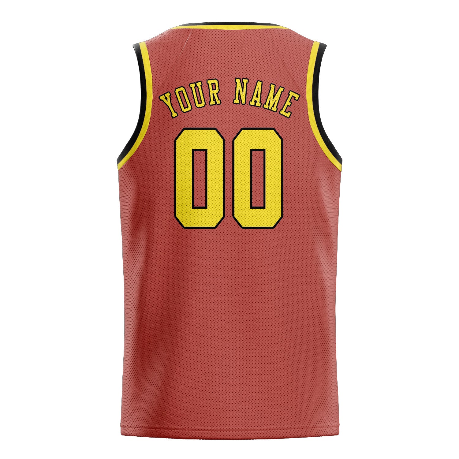 Custom Copper Rose Light Yellow Basketball Jersey