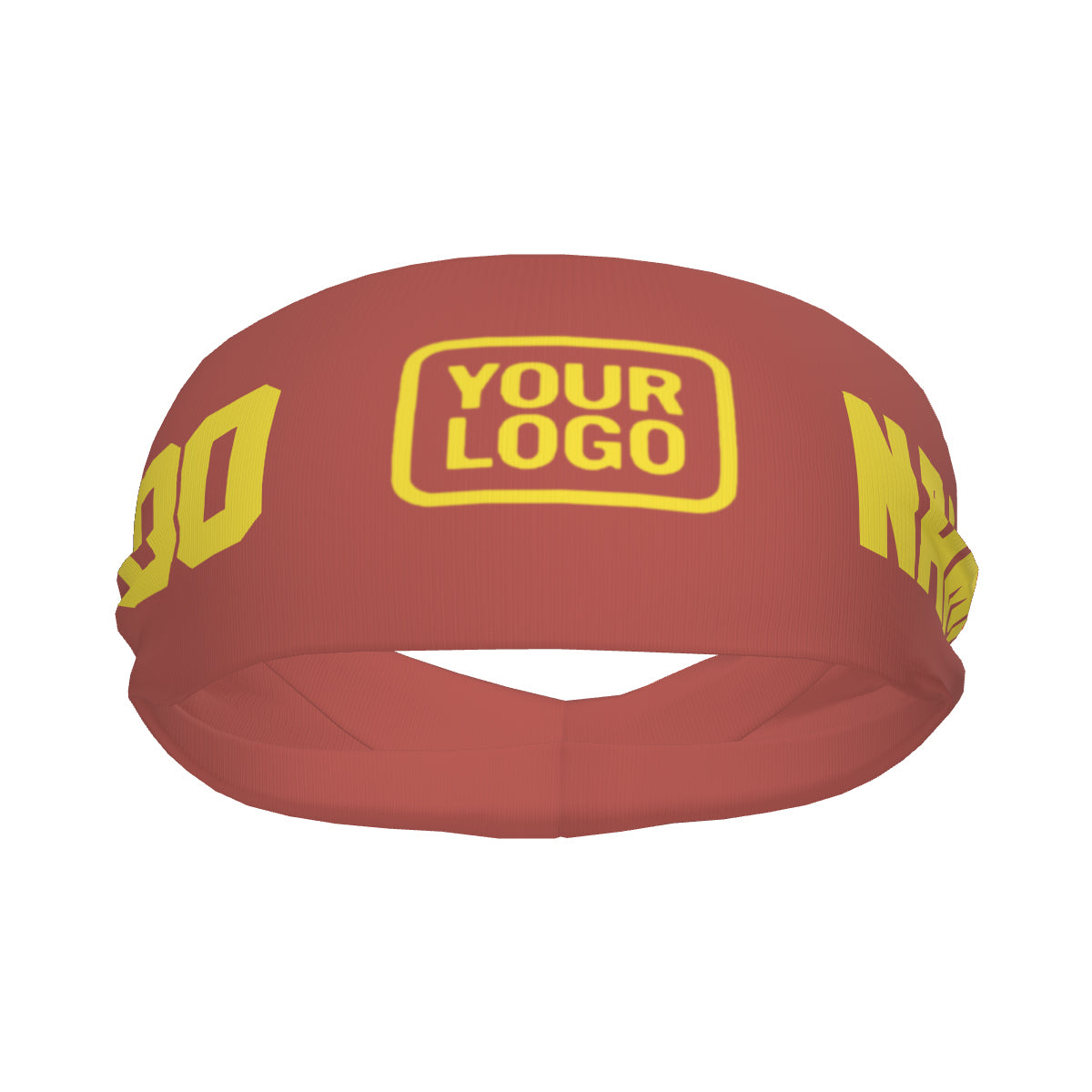 Custom Copper Rose Light Yellow Sports headband