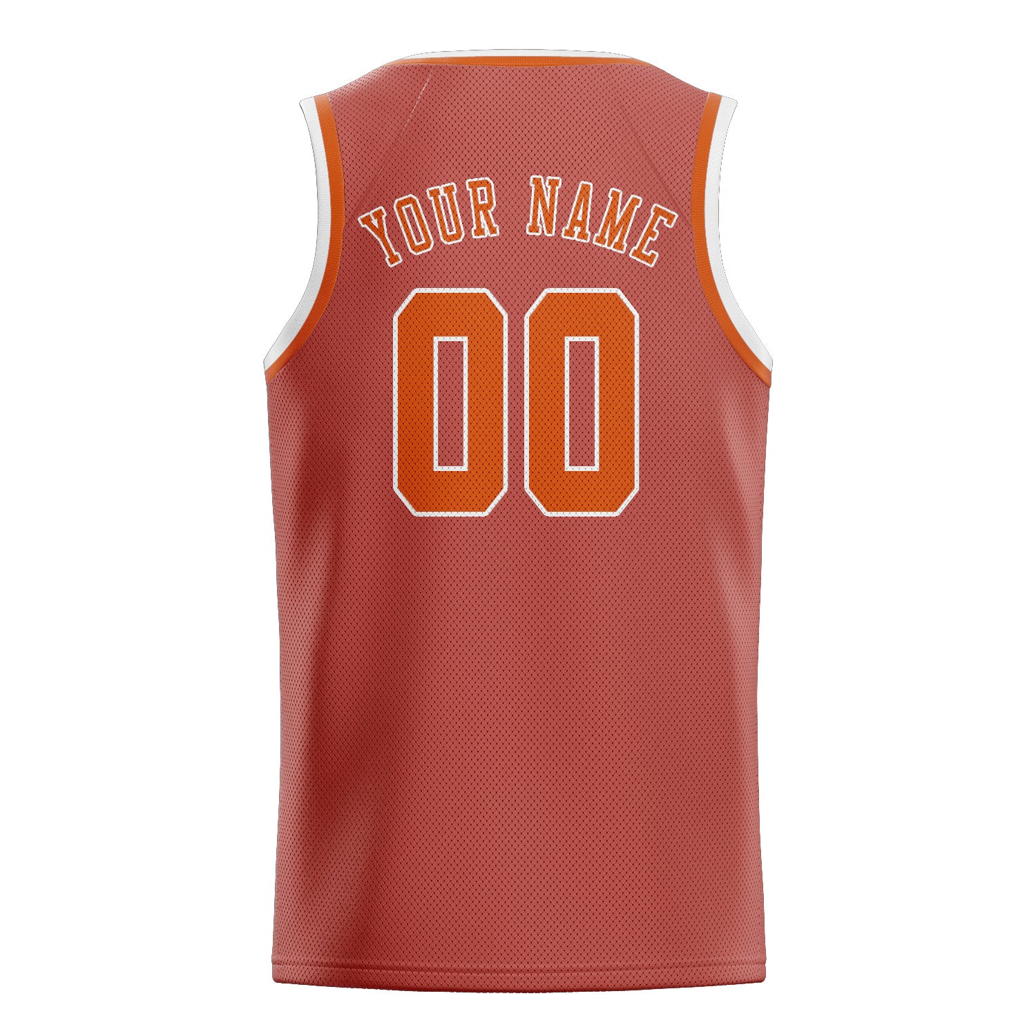 Custom Copper Rose Orange Basketball Jersey