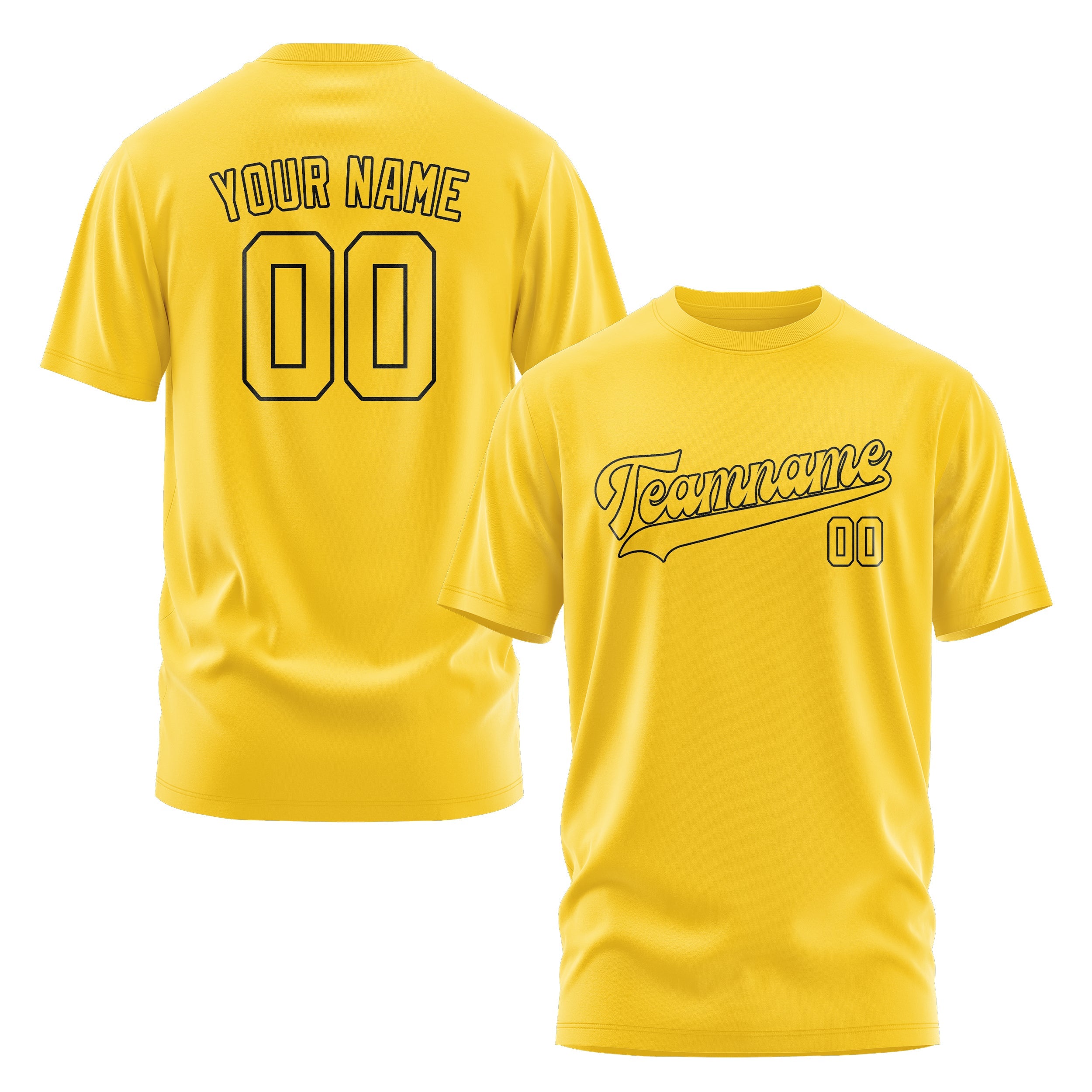 Custom Gold Gold T-Shirt