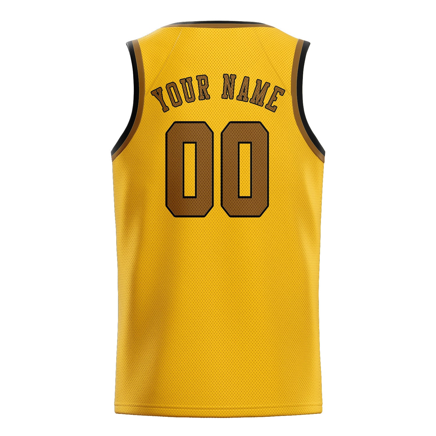 Custom Gold Khaki Basketball Jersey