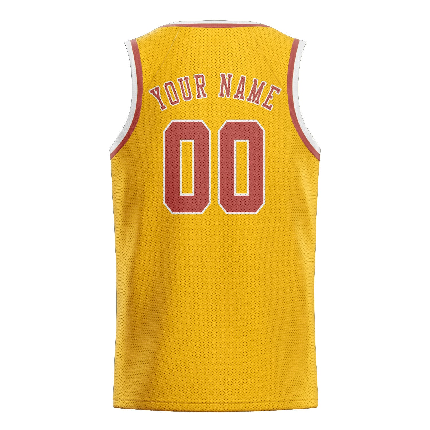 Custom Gold Copper Rose Basketball Jersey