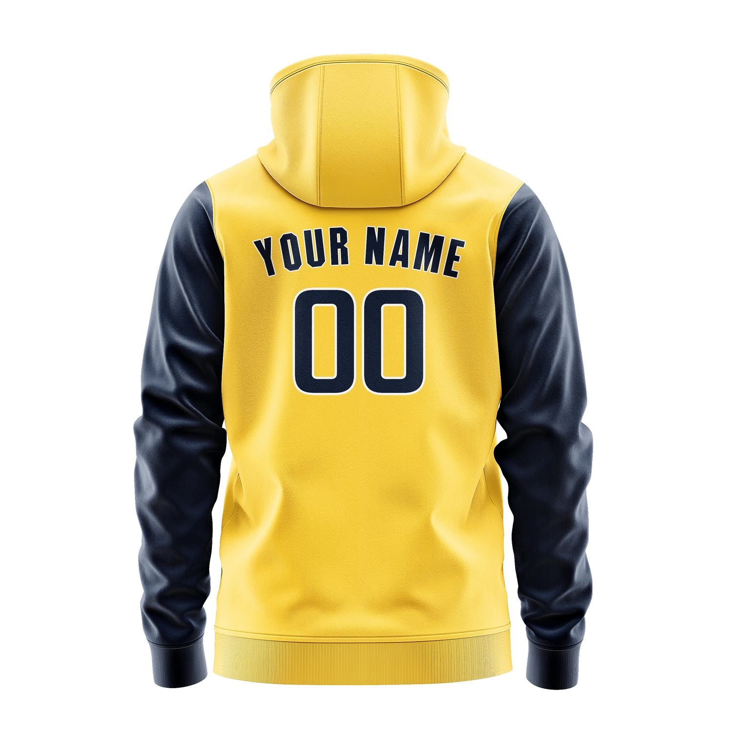 Custom Gold Blue Hoodie 3030101030B31810