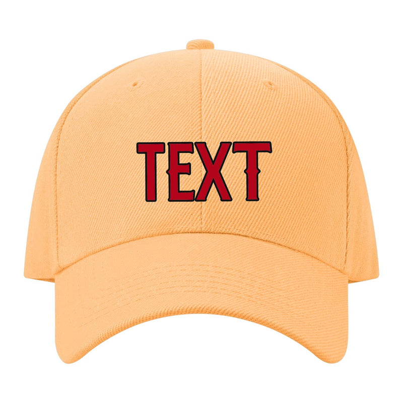 Custom Peach Powder Crimson Red Hat 30B21714