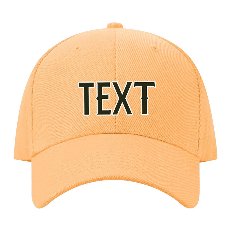 Custom Peach Powder White Hat 30B21802