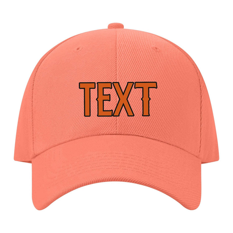Custom Coral Pink Blue Green Hat 31B21728