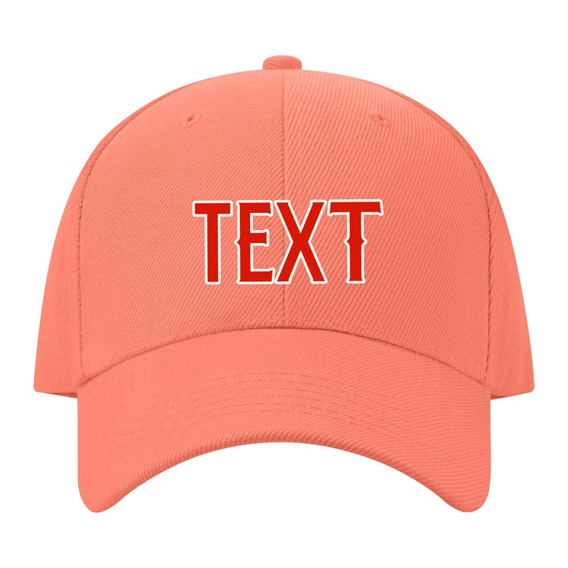 Custom Coral Pink Lavender Gray Hat 31B21812