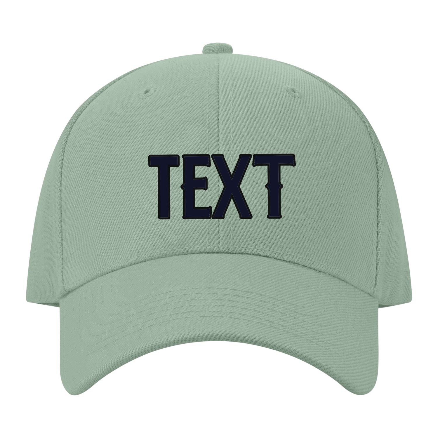 Custom Ash Green Pale Peach Hat 32B21711