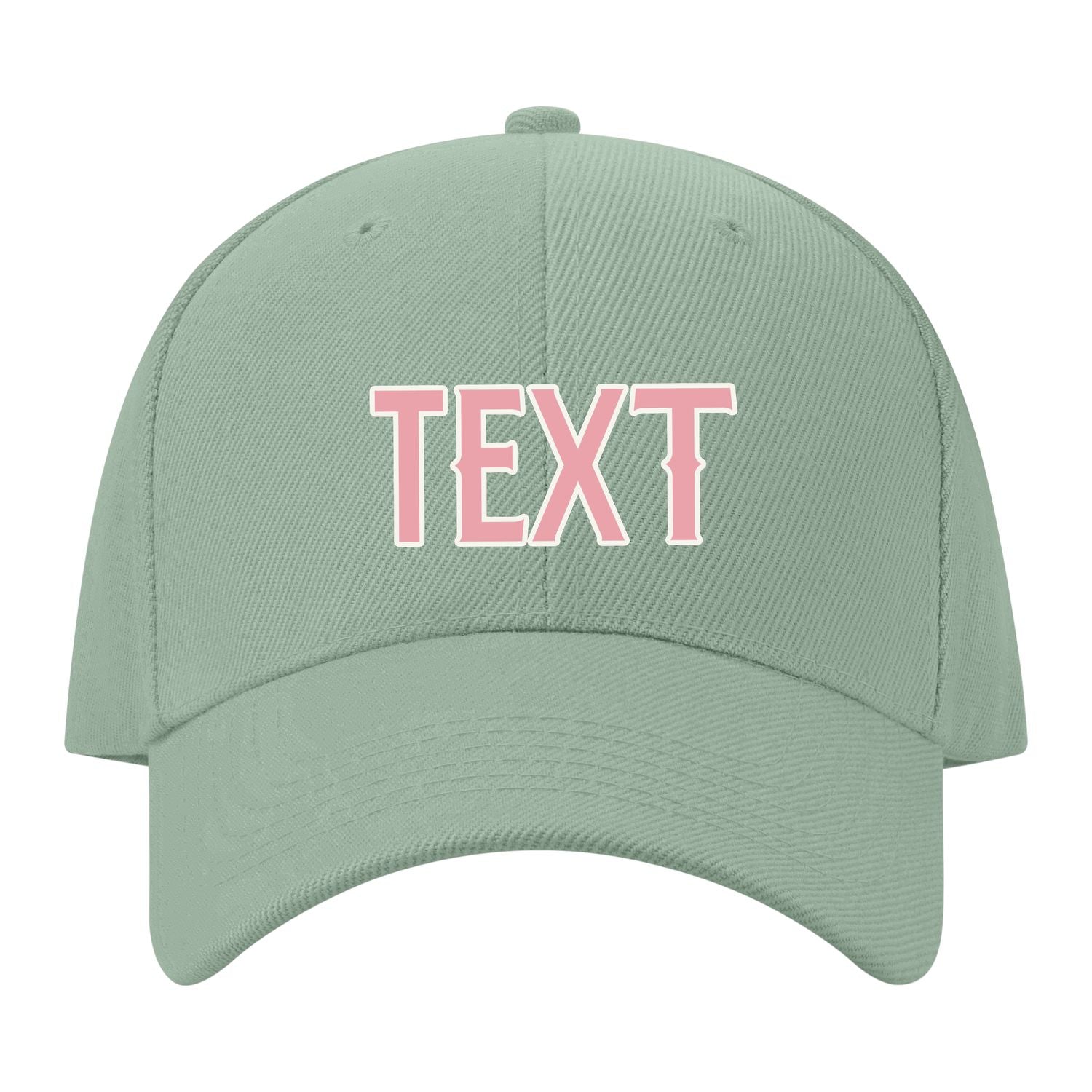 Custom Ash Green Light Emerald Green Hat 32B21821