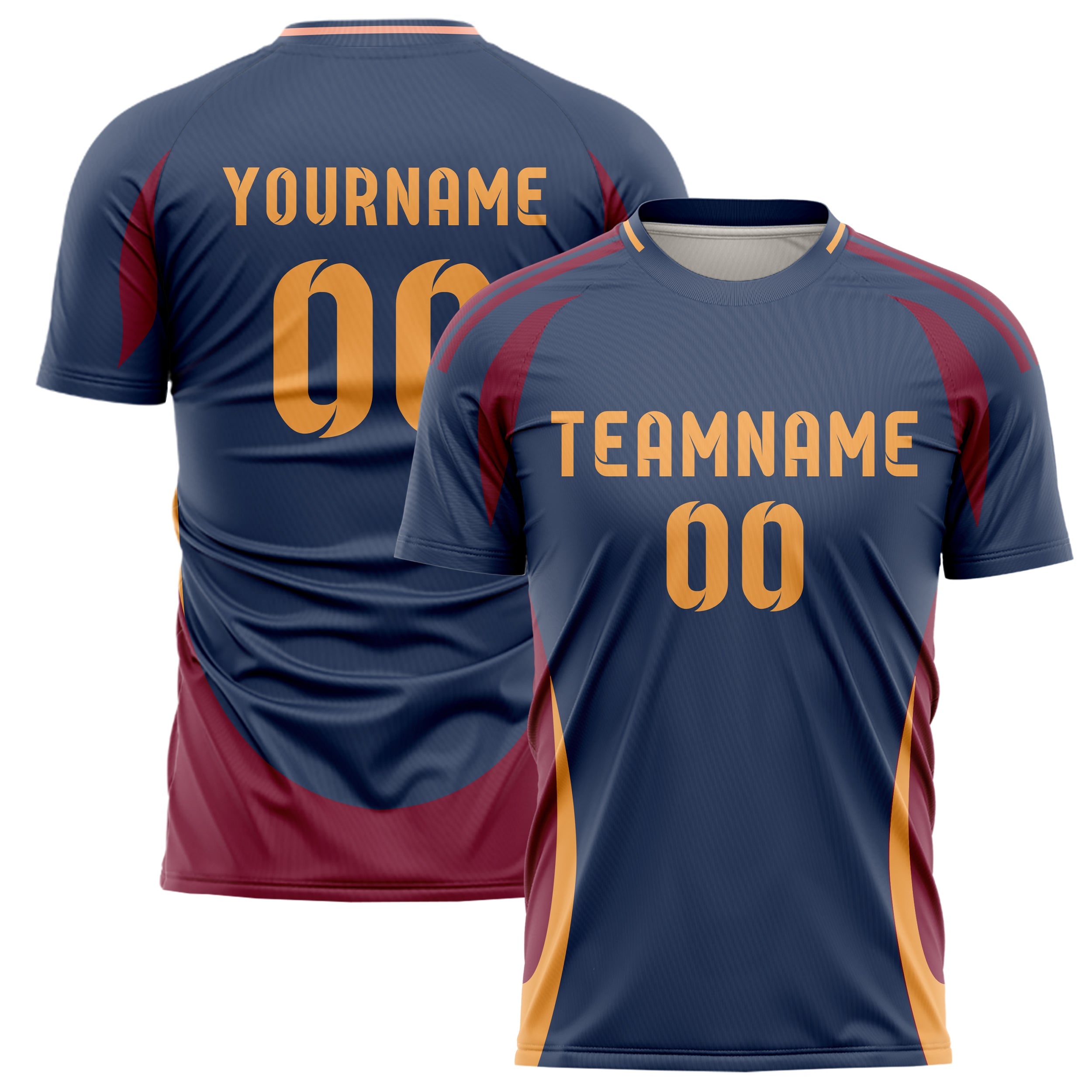 Tiber River Third Inspired Jersey - Custom Name, Number & Logo