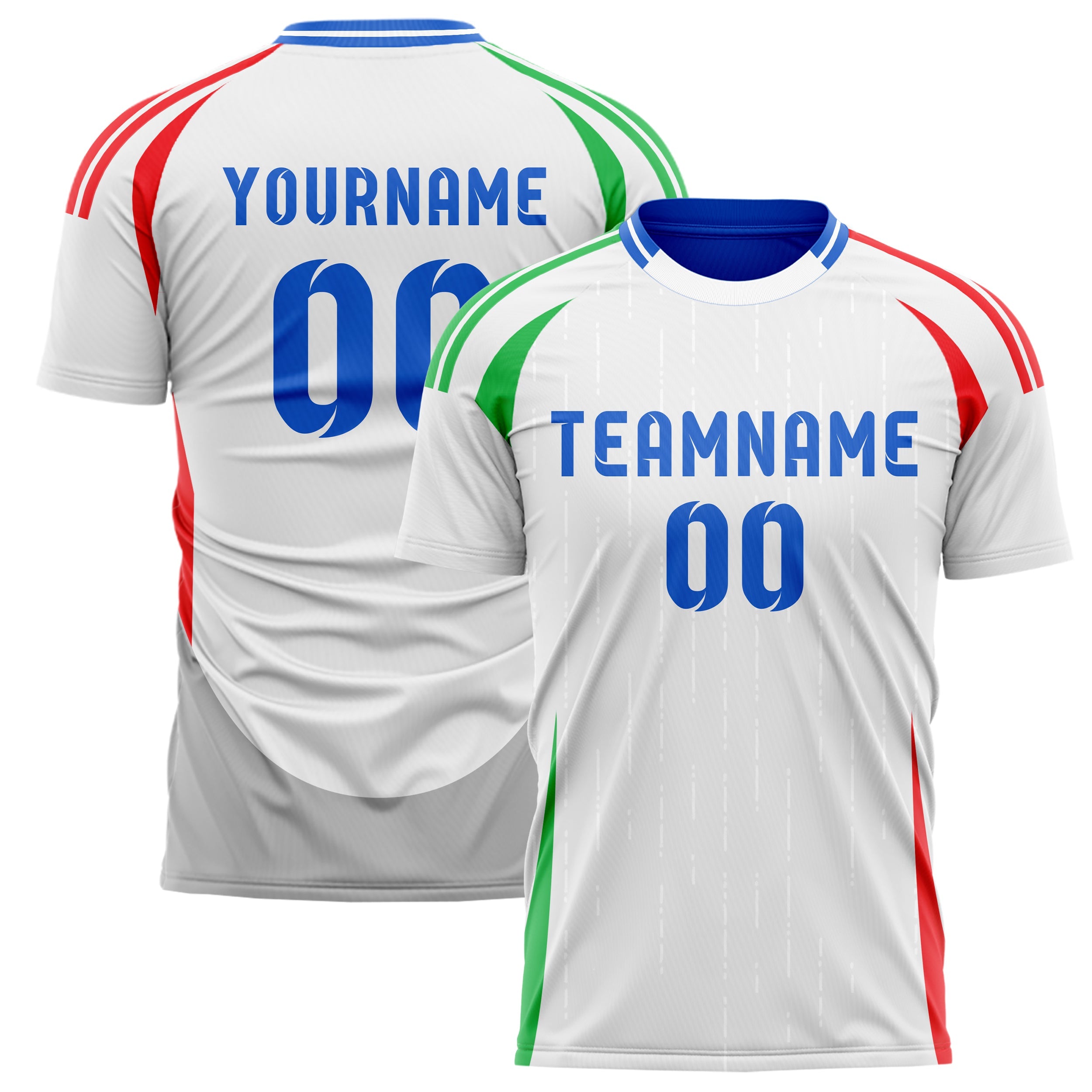 Italy Away Look Football Jersey – Custom Name, Number & Logo