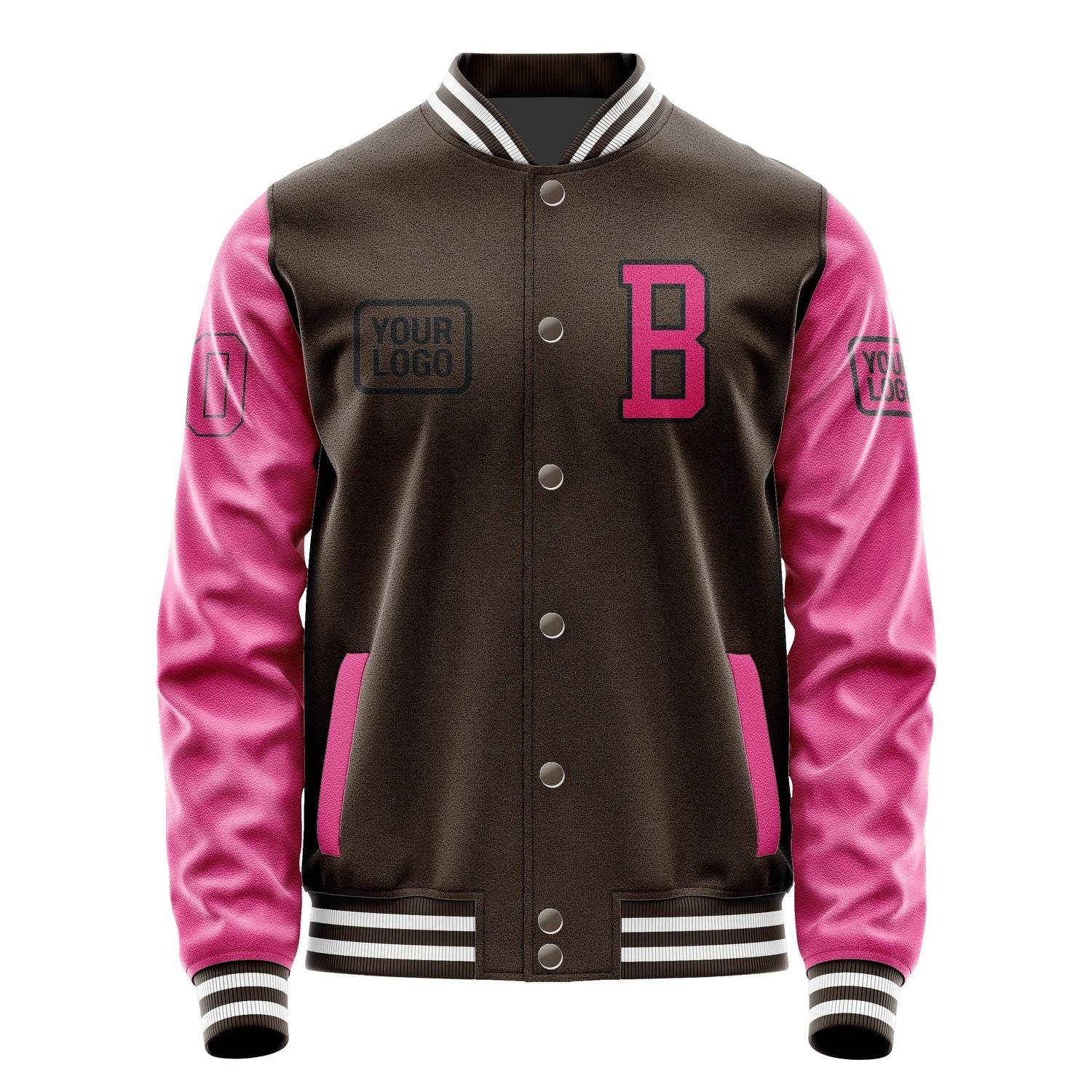 Custom Brown Pink Jacket JA010113011817131317