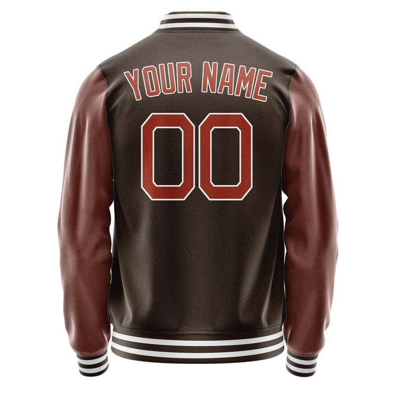 Custom Brown Coral Red Jacket JA0101160118B21816