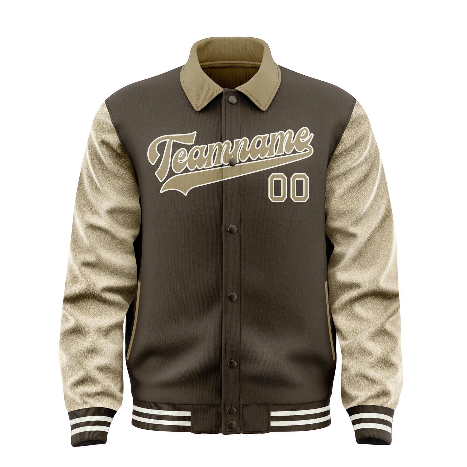 Custom Brown Light Khaki Jacket