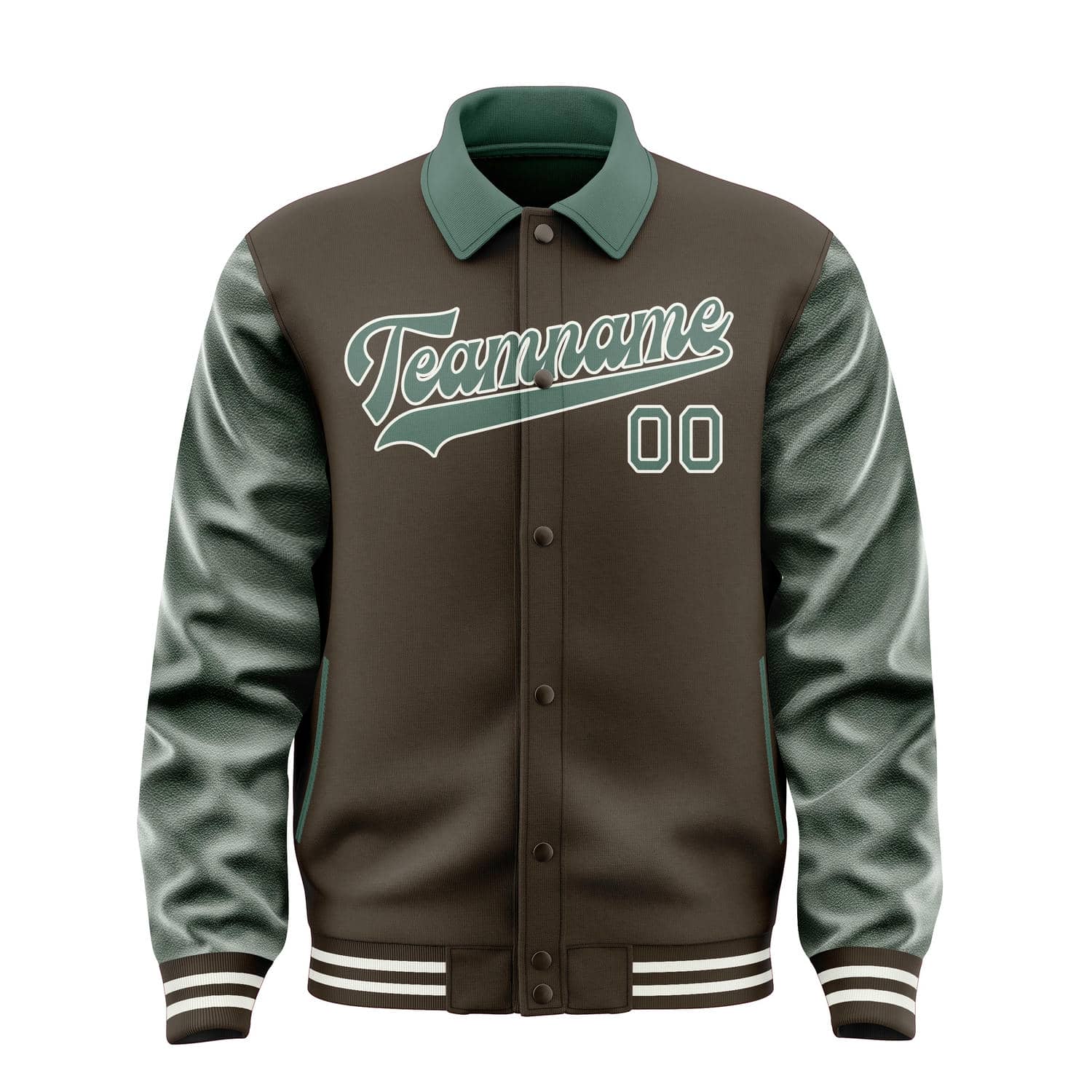 Custom Brown Blue Green Jacket