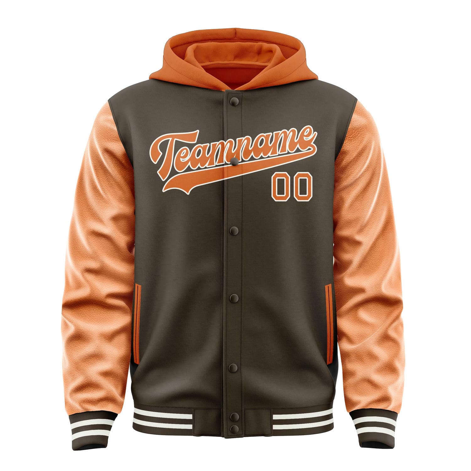 Custom Brown Orange Jacket