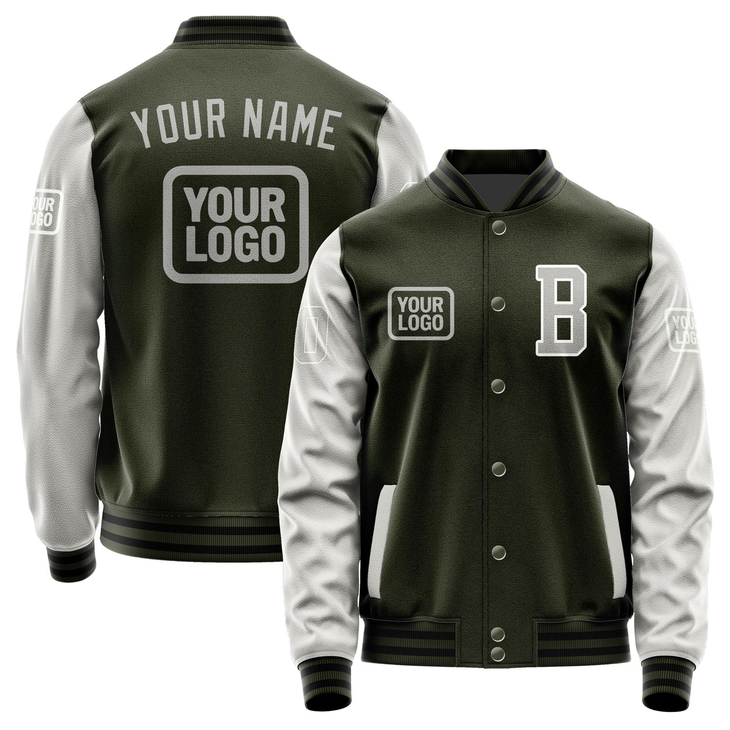 Custom Olive Gray Jacket JA020204021718040418