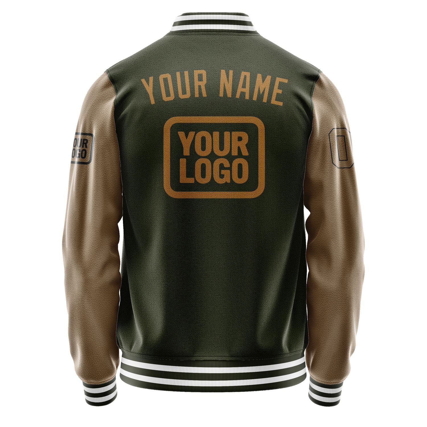 Custom Olive Khaki Jacket JA020222021817222217