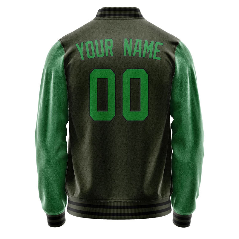 Custom Olive Emerald Green Jacket JA0202240217B31724