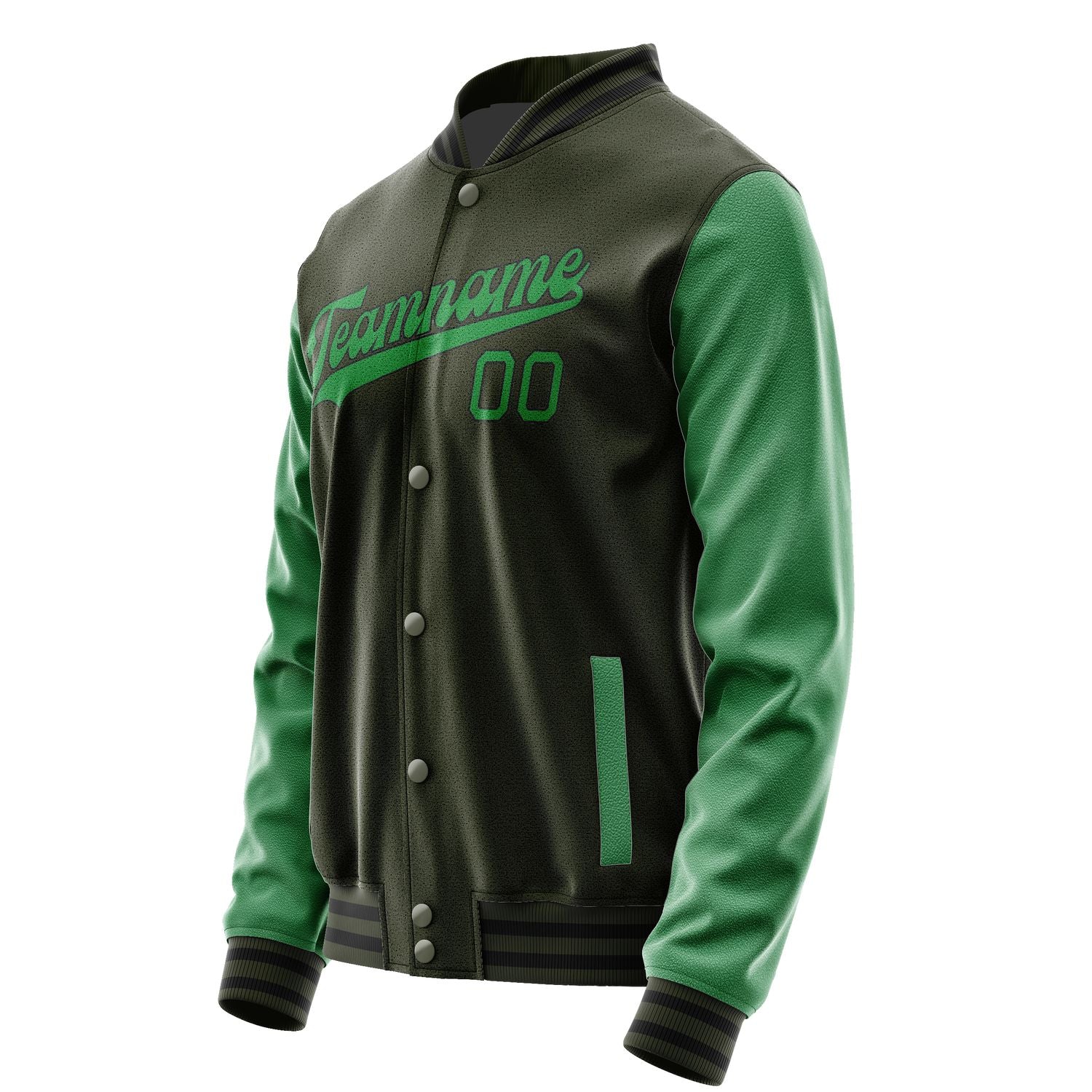 Custom Olive Emerald Green Jacket JA0202240217B31724