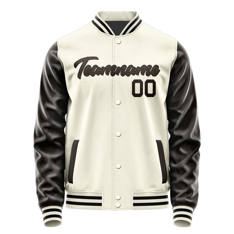 Custom Cream Brown Jacket JA0303010317B21701