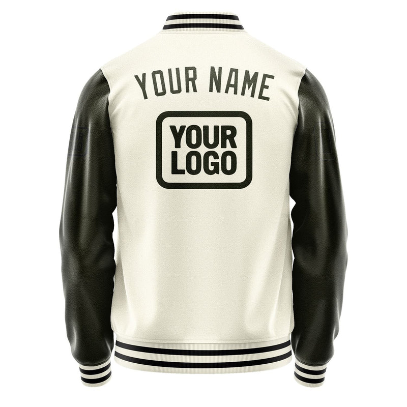 Custom Cream Olive Jacket JA030302031717020217
