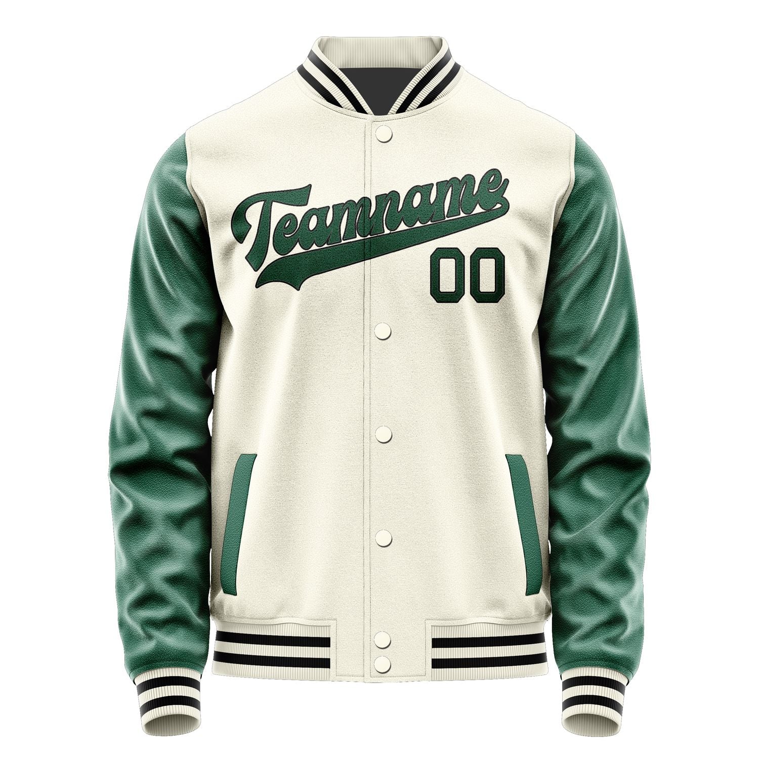 Custom Cream Green Jacket JA0303050317B31705