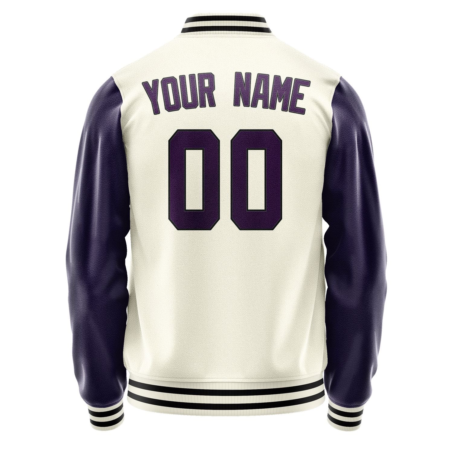 Custom Cream Purple Jacket JA0303070317B31707