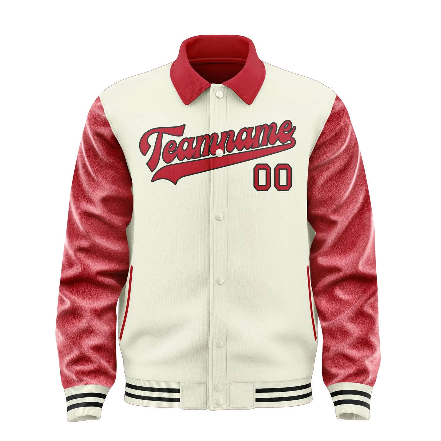 Custom Cream Red Jacket