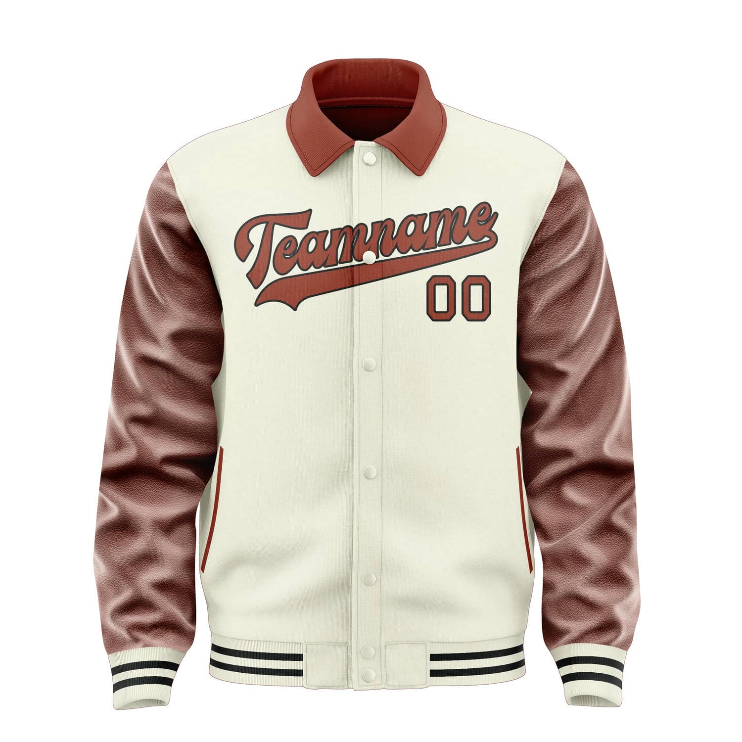 Custom Cream Coral Red Jacket