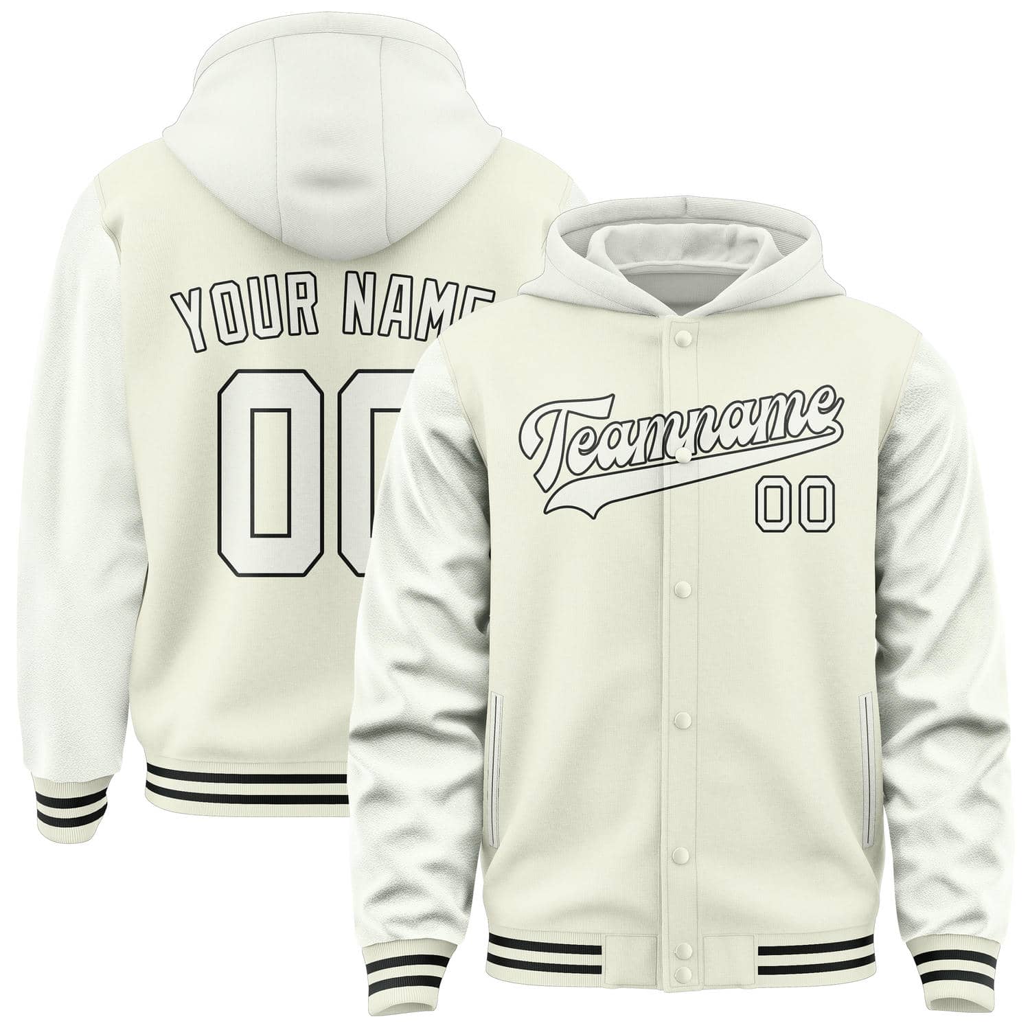 Custom Cream White Jacket