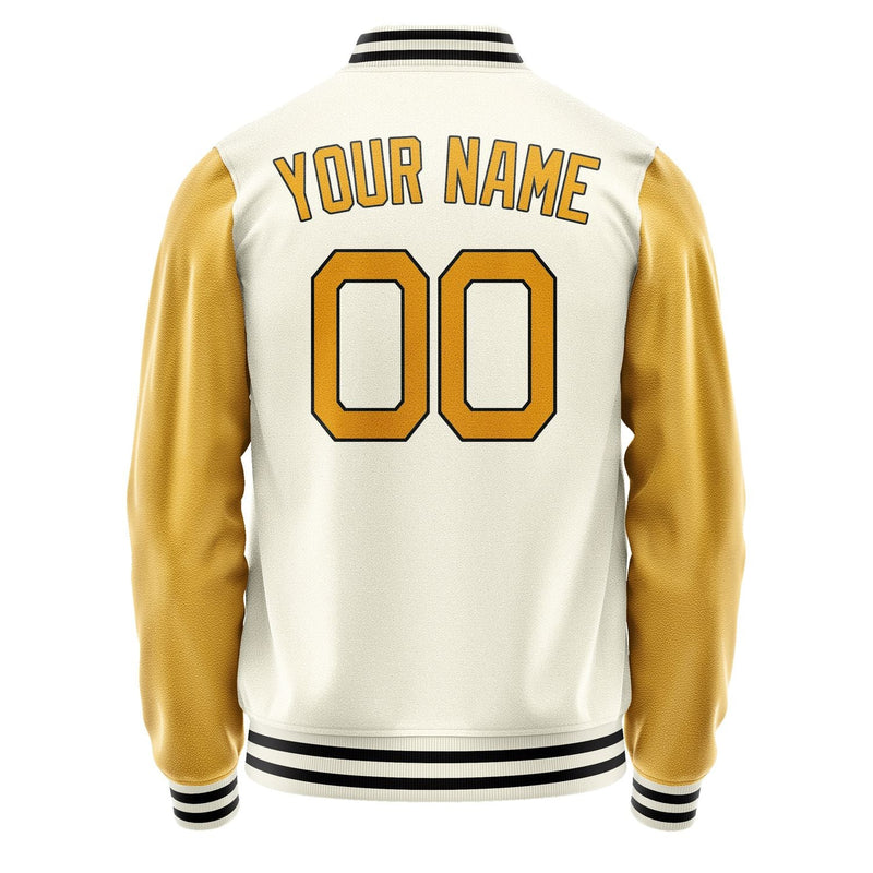 Custom Cream Yellow Jacket JA0303190317B21719