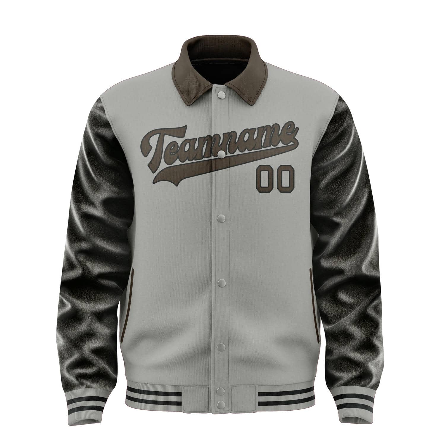 Custom Gray Brown Jacket