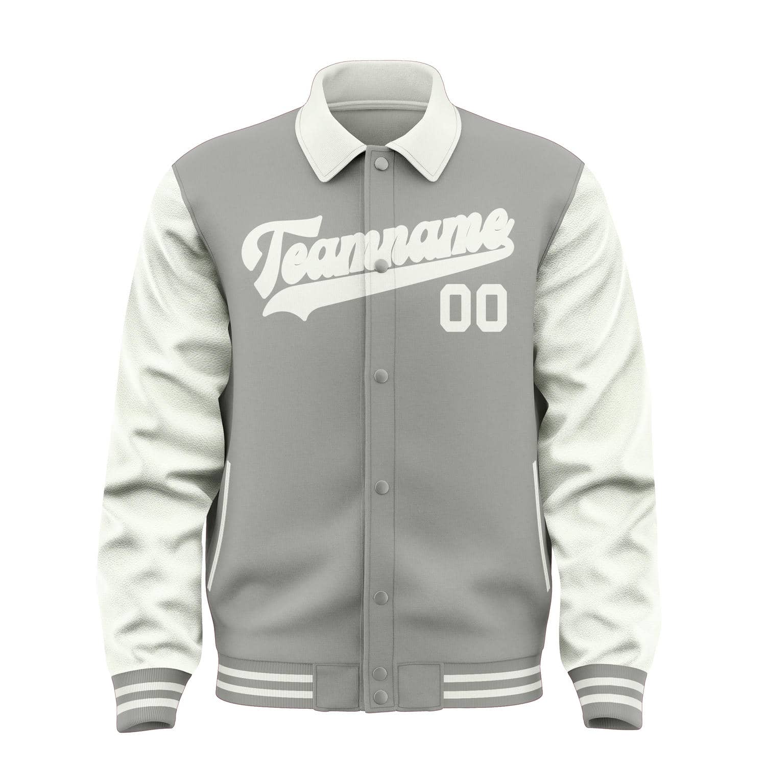 Custom Gray White Jacket