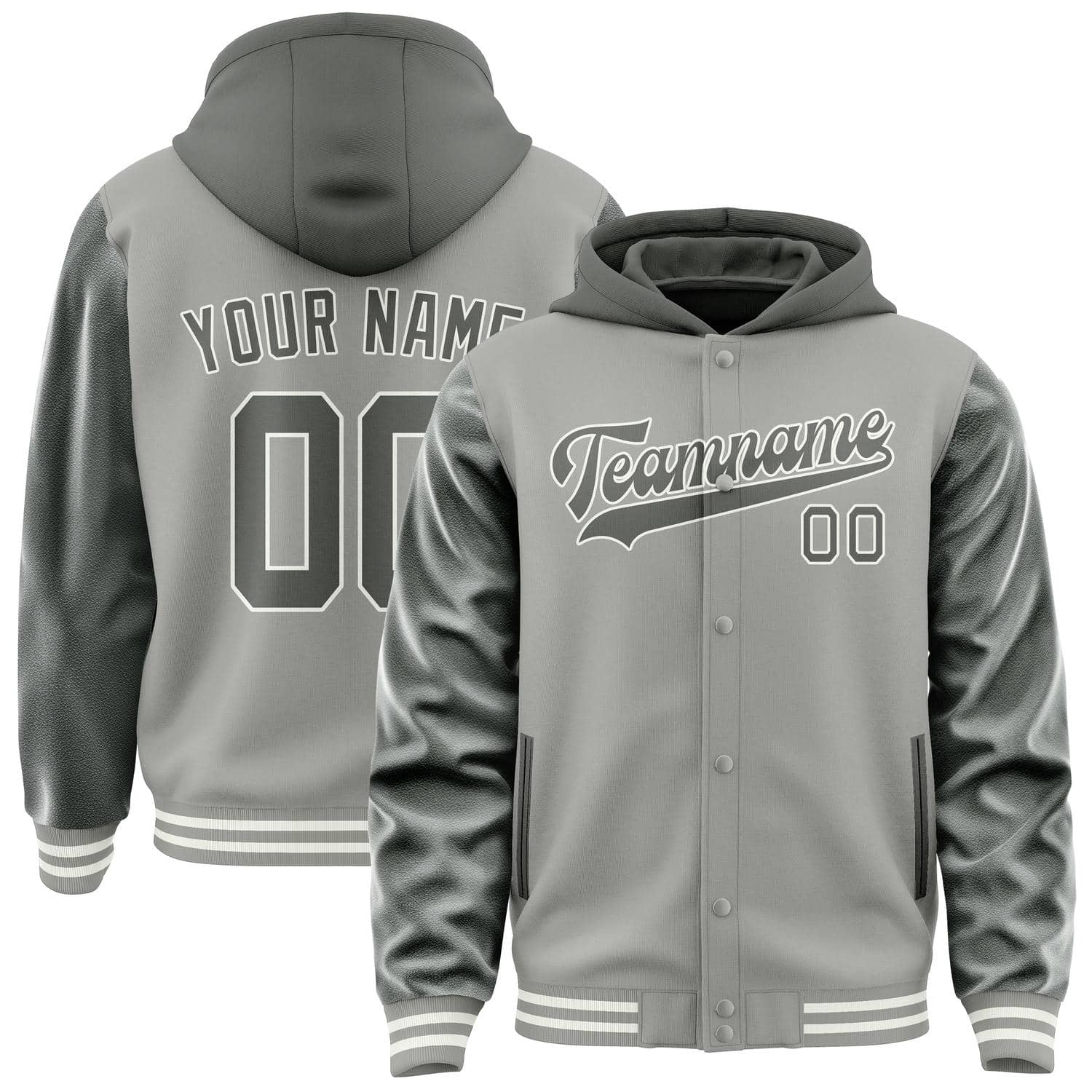 Custom Gray Dark Grey Jacket