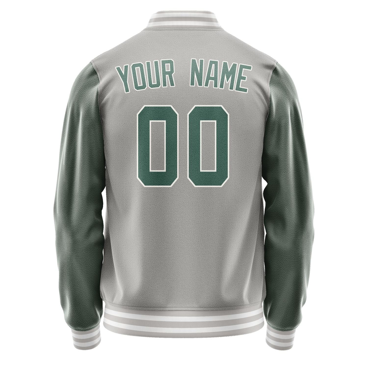 Custom Gray Blue Green Jacket JA0404270418B31827