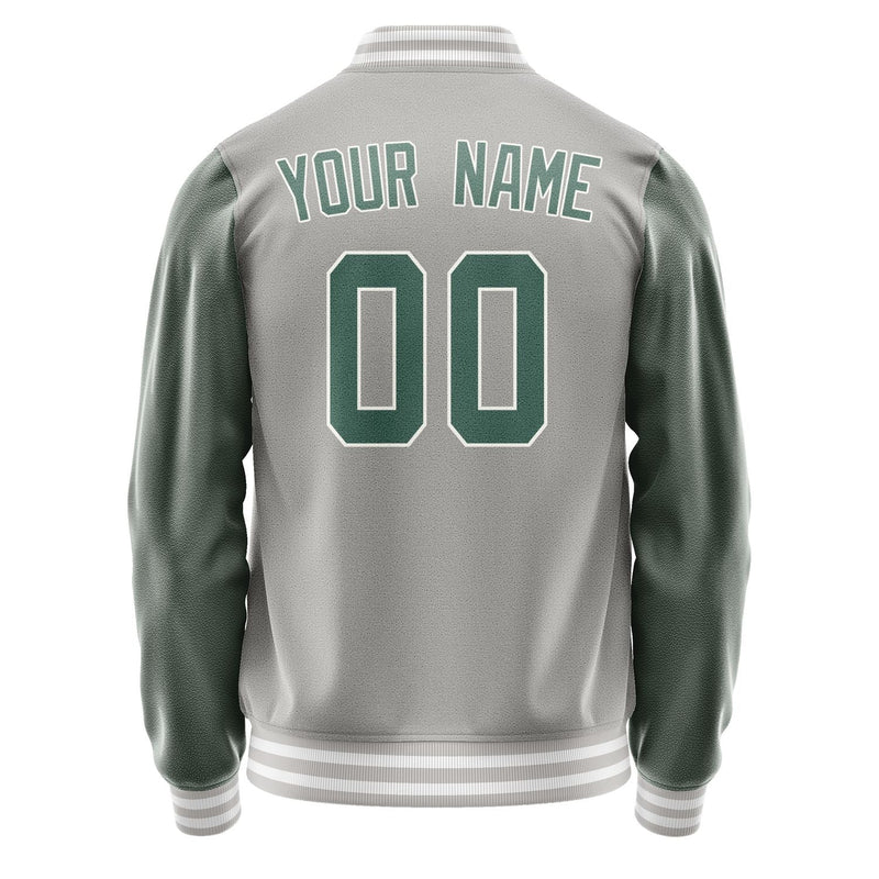 Custom Gray Blue Green Jacket JA0404270418B31827