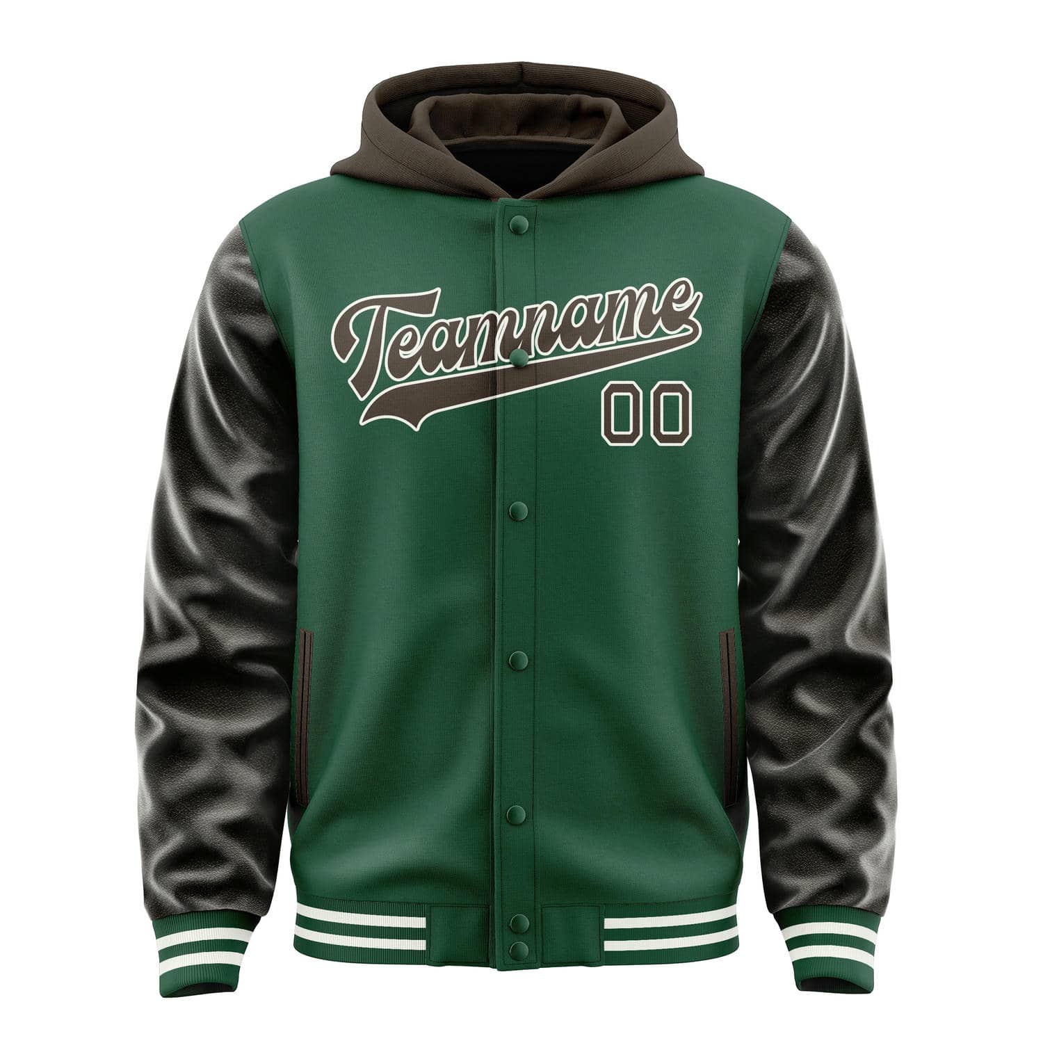 Custom Green Brown Jacket