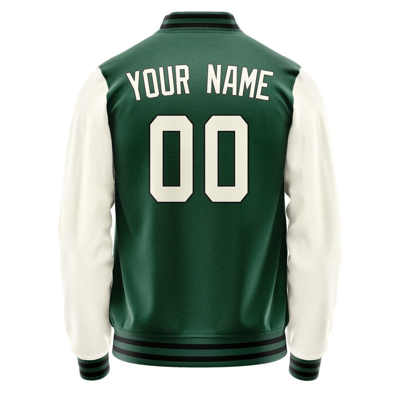 Custom Green Cream Jacket JA0505030517B31703