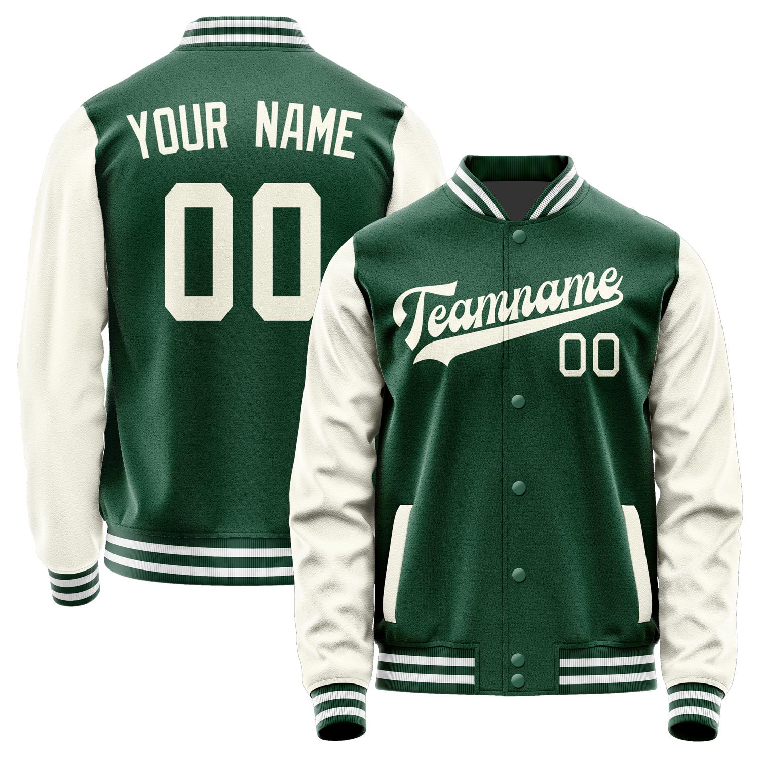 Custom Green Cream Jacket JA0505030518B31803