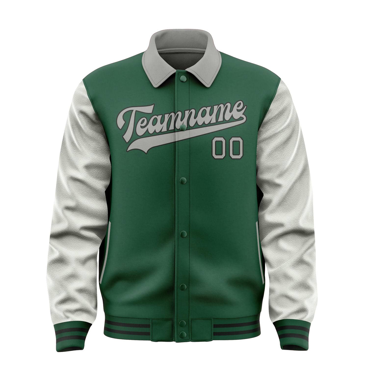 Custom Green Gray Jacket