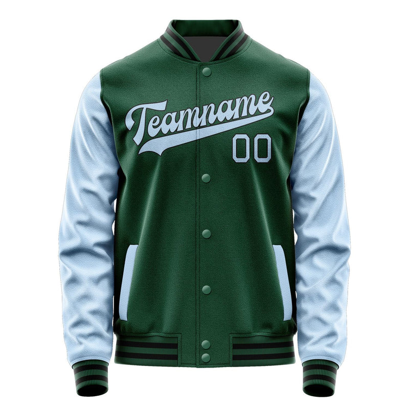 Custom Green Light Blue Jacket JA0505080517B31708