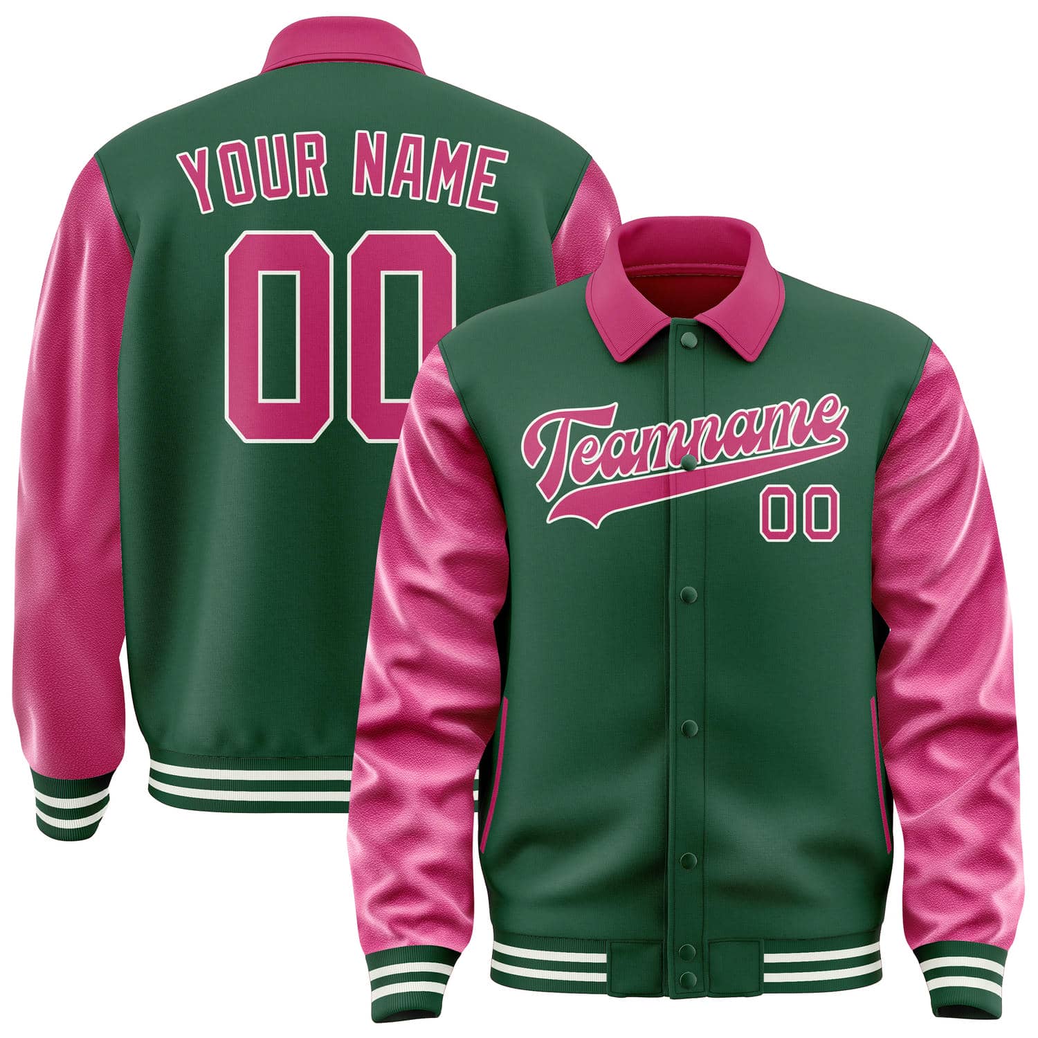 Custom Green Pink Jacket