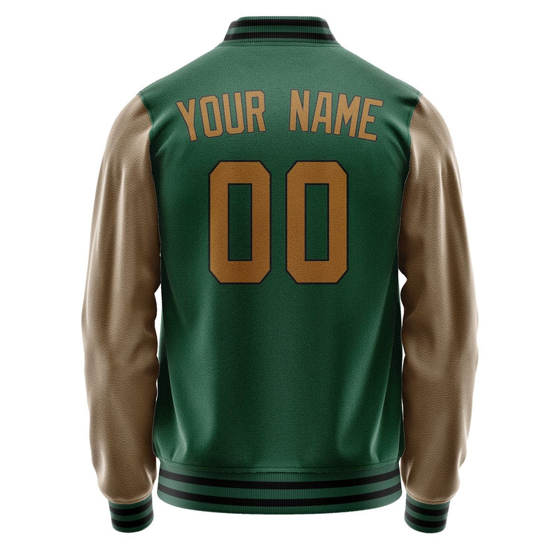 Custom Green Khaki Jacket JA0505220517B31722