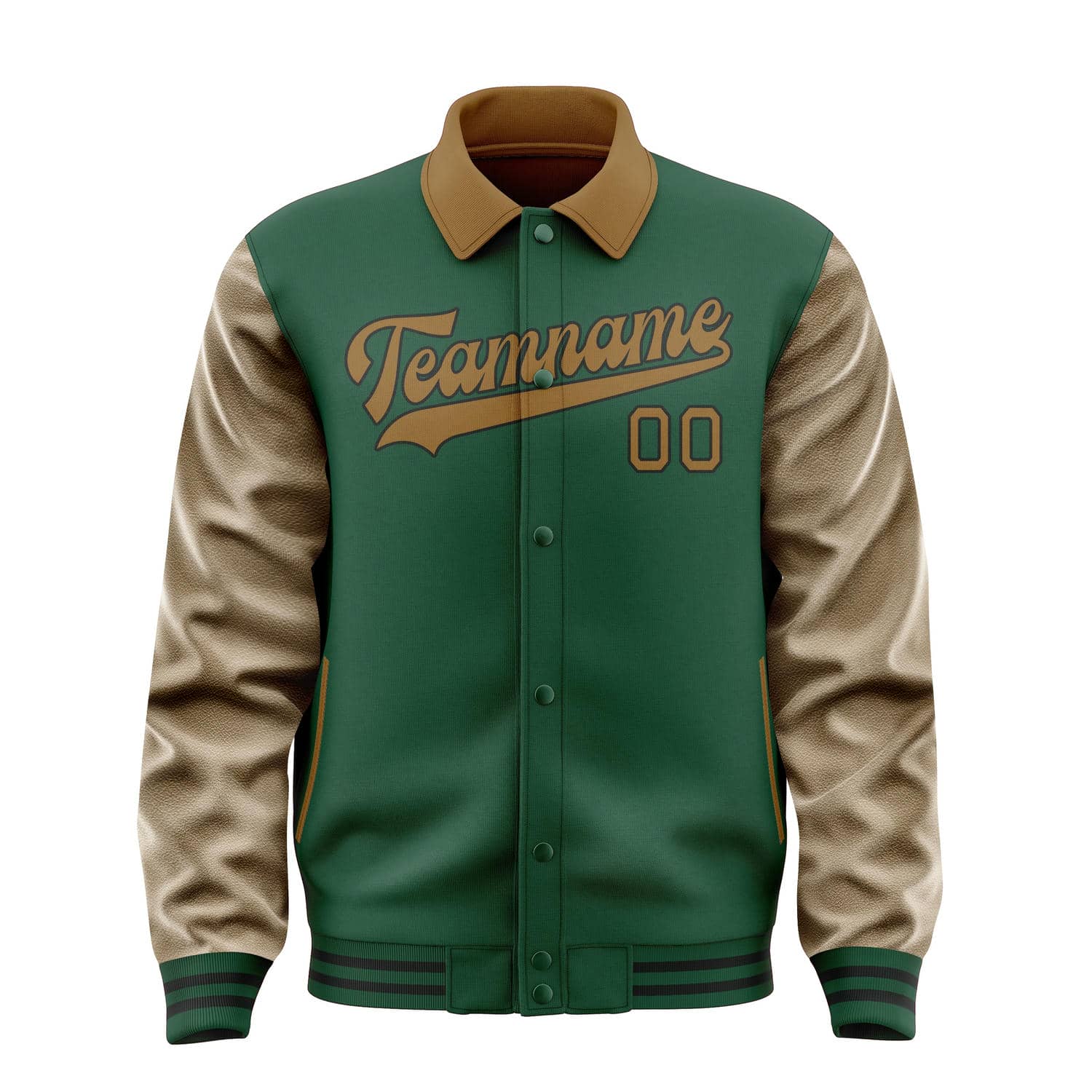 Custom Green Khaki Jacket