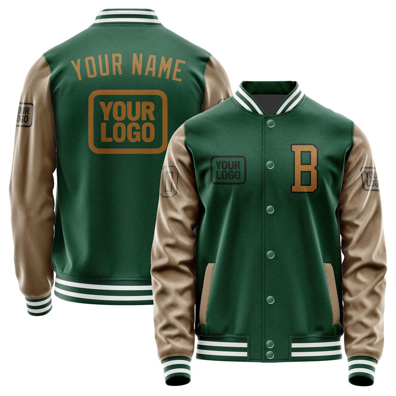 Custom Green Khaki Jacket JA050522051817222217