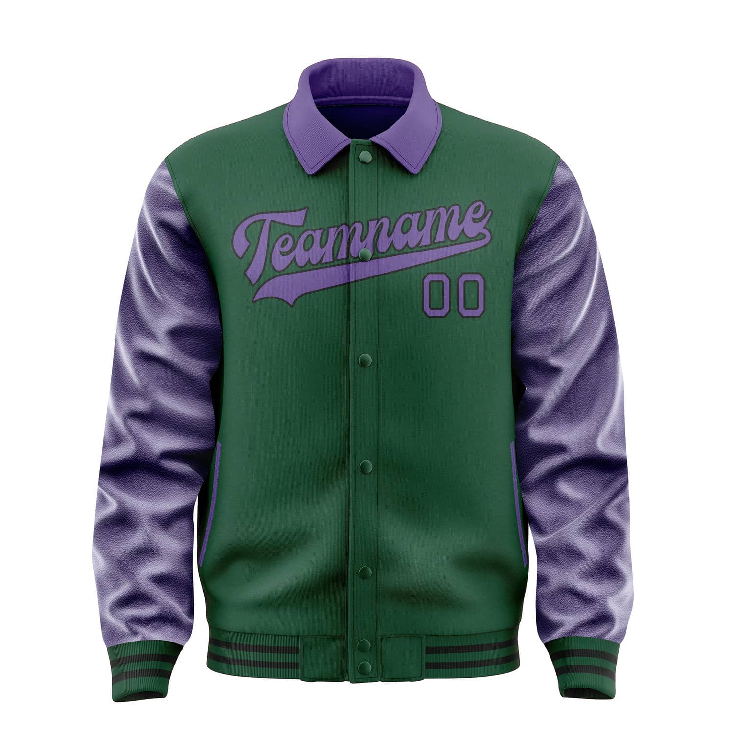 Custom Green Light Purple Jacket