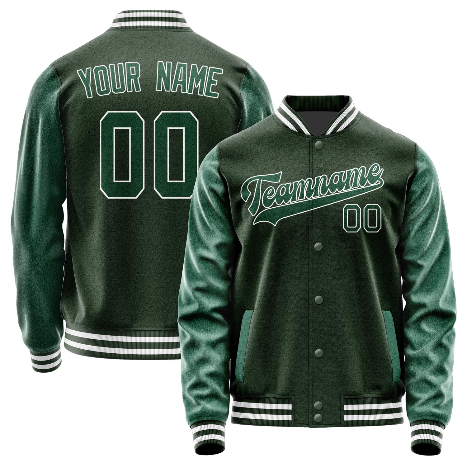 Custom Dark Green Green Jacket JA0606050618B31805